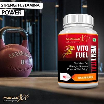 MuscleXP Vito Fuel Men Vital Veg Capsules 90's - Multi-Vitamins