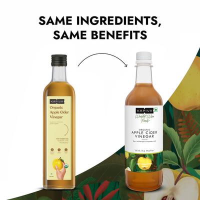 Kapiva Organic Apple Cider Vinegar 500 ml - Speciality Medicines