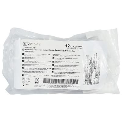 Portex Dual Lumen Suction Catheter with T Connector 12 Fr (4.0mm) (REF Z215-12) 1's - Surgical Instruments