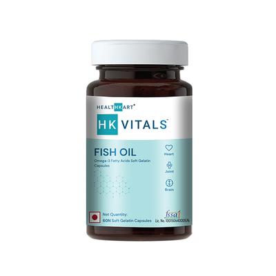 HealthKart HK Vitals Fish Oil Soft Gelatin Capsule 60's - Omega Fish Oil Fatty Acids