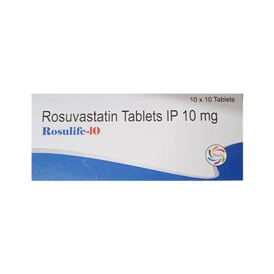 ROSULIFE 10mg Tablet 10's - High Cholesterol-Dys
