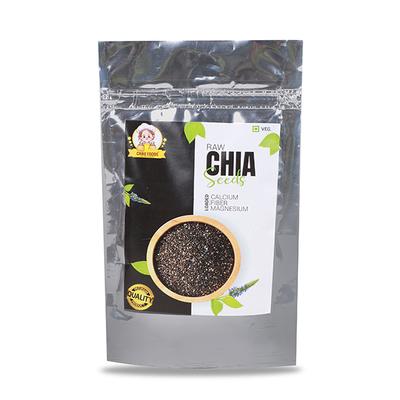 Chau Foods Raw Chia Seeds 150 gm - Nutritional Bars