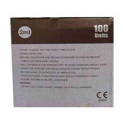 Mr. Inject Disposable Syringe 2 ml with Needle 24G 100's - Syringes And Needles