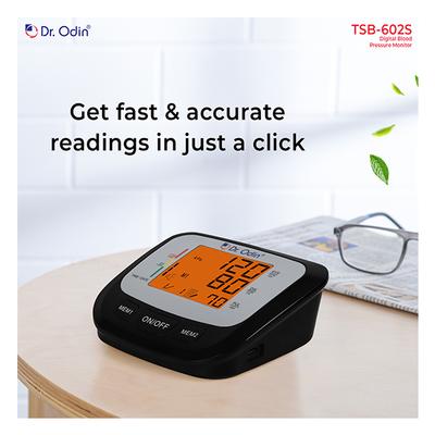 Dr. Odin Digital Blood Pressure Monitor - Black (TSB-602S) - Blood Pressure Monitors
