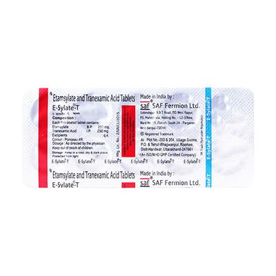 E SYLATE T Tablet 10's - Bleeding Disorders-Hae