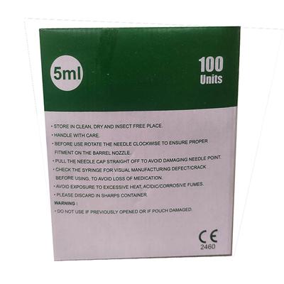 Mr. Inject Disposable Syringe 5 ml with Needle 24G 100's - Syringes And Needles