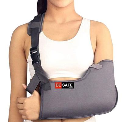 Be Safe Forever Arm Sling - Grey (XL) - Abdomen/Neck/Arm/Elbow Supports