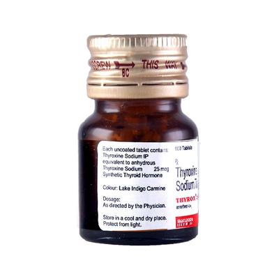 Thyrox 25Mcg Tablet 100'S - Hypothyroidism