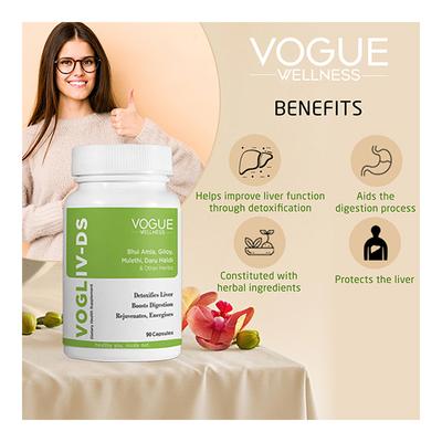 Vogue Wellness Vogliv-DS Tablet (Pack of 2 x 90's) - Speciality Medicines