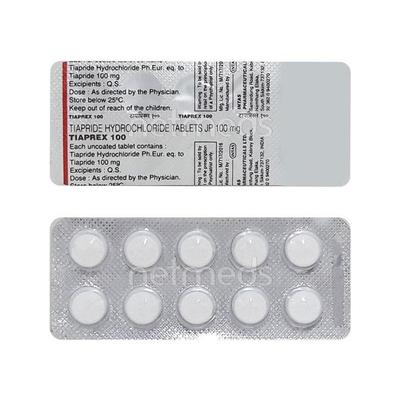 Tiaprex 100mg Tablet 10'S - Psychosis-Ans