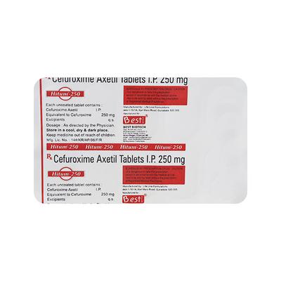 HITUM 250 Tablet 10's - Bacterial Infections-Cep