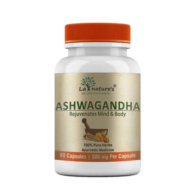 La nature's Ashwagandha 500 mg Capsule 60's - Ashwagandha