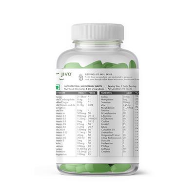 Jivo Natural Herbs Based Multi - Vitamin Tablet (1000 mg) - Sports 60's - Multi-Vitamins