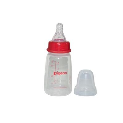 Pigeon Peristaltic Nursing Bottle Kpp with 2 Nipples (S) - Red 120 ml - Feeding & Nursing