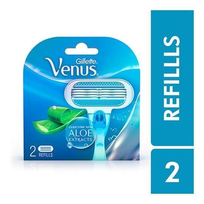 Gillette Venus Cartridges with Aloe Extracts 2's - Shaving & Hair Removal