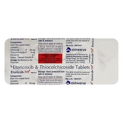 ETORICOB TH Tablet 10's - Muscle Spasm-Mus