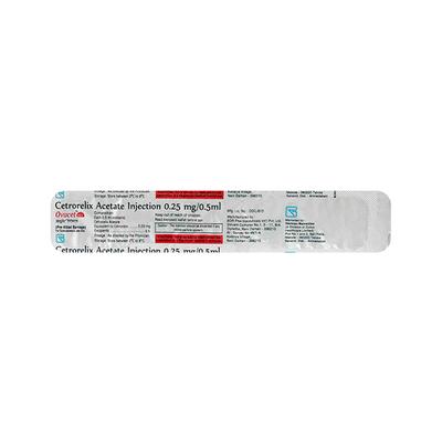 Ovucet 0.25mg Injection 1'S - Hormonal Therapy-Tro