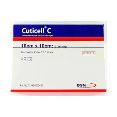 BSN Cuticell C Dressing Gauze (10 cm x 10 cm) 10's - Bandages