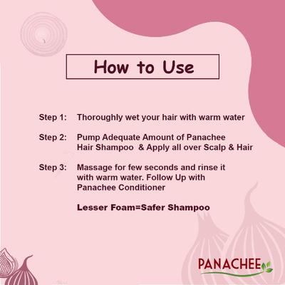 Panachee Onion Shampoo 200 ml - Shampoos