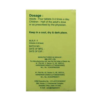 SBL Calcarea Phosphorica 6X Tablet 450 gm - Bio-Chemic