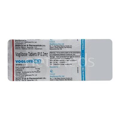 Vogloyd 0.2mg Tablet 10'S - Diabetes-Ant