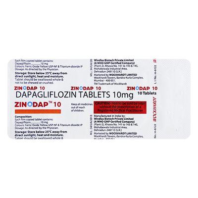ZINODAP 10 Tablet 10's - Diabetes-Ant