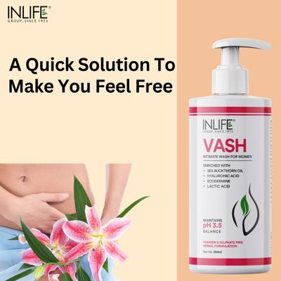 INLIFE Vash Intimate Vaginal Wash for Women 200 ml - Intimate Care