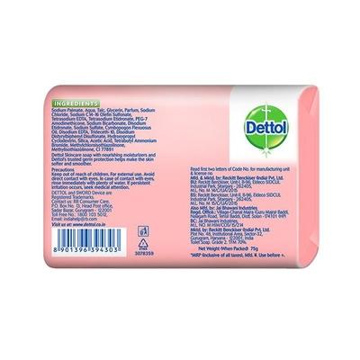 Dettol Soap - Skincare (Pack of 4 x 75 gm) - Soaps