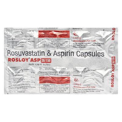 ROSLOY ASP 20/150 Capsule 10's - High Cholesterol-Dys