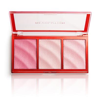Revolution Precious Stone Highlighter Palette Ruby Crush 21 gm - Face Palettes