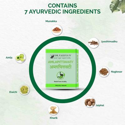 Dr. Vaidya's Amlapittavati Pills (Pack of 3 x 24's) - Speciality Medicines