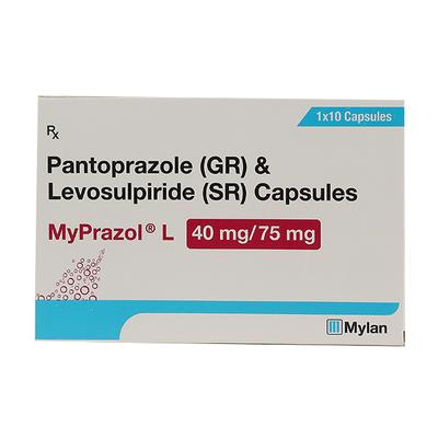 MYPRAZOL L Capsule 10's - Ulcer/Reflux/Flatulence-Aaa