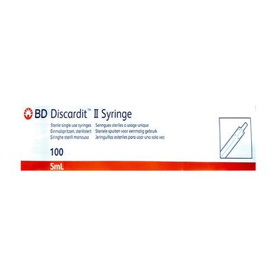 BD Discardit II Syringe 5 ml With Needle 24G - Surgical Instruments