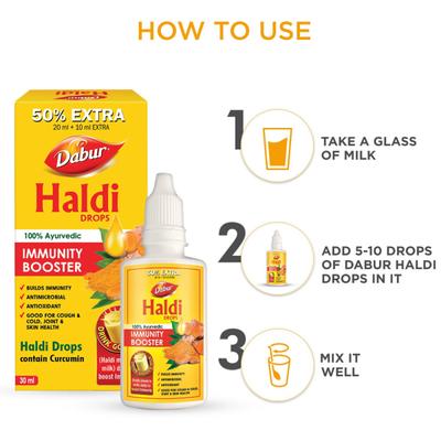 Dabur Haldi Drops 30 ml - Health Products