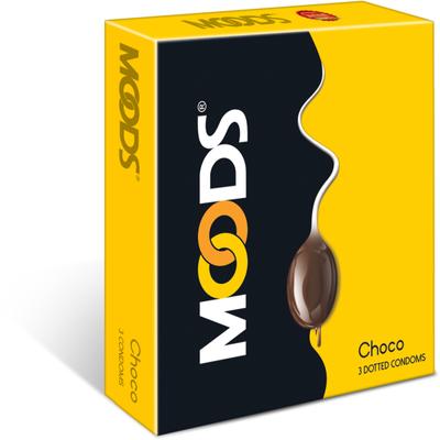 Moods Condoms - Choco 3's - Plain/Flavoured Condoms