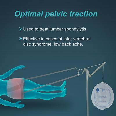 Tynor Pelvic Traction Kit with Weight Bag (L) (G 24) - Abdomen/Neck/Arm/Elbow Supports