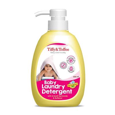 Tiffy & Toffee Non-Alcoholic Disinfectant Spray - Lemon 500 ml + Baby Laundry Detergent 500 ml - Baby Skin Care