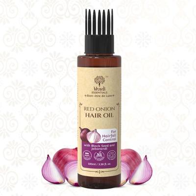 Khadi Essentials Hair Oil - Red Onion & Black Seed Oil 100 ml - Hair Oils