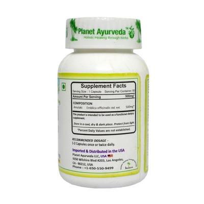 Planet Ayurveda Amalaki Rasayan Capsules 60's - Speciality Medicines
