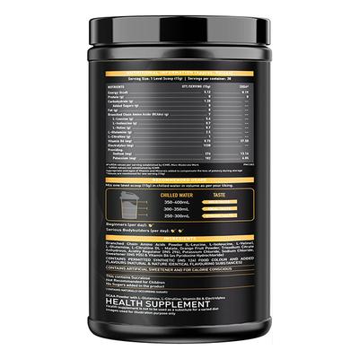 MuscleBlaze BCAA Gold 8-1-1 Powder - Fruit Punch 450 gm - Bcaa Supplements