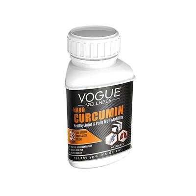 Vogue Wellness Nano Curcumin Tablet 60's - Herbal Dietary Supplement