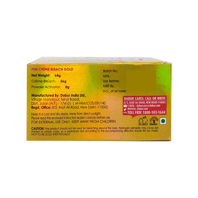 Fem Creme Bleach - 24K Gold Dust 64 gm - Face Bleach