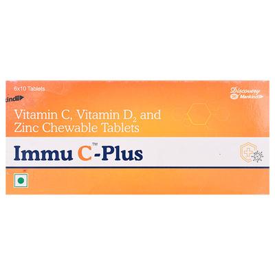 IMMU C PLUS Chewable Tablet 10's - Supplements-Vam