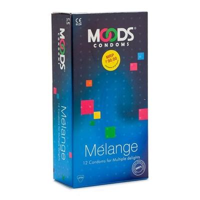 Moods Condoms - Melange 12's - Plain/Flavoured Condoms