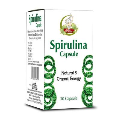 Basic Ayurveda Spirulina Capsule 30's - Pure Herbs