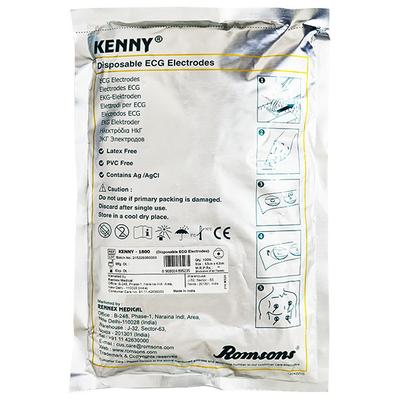 Romsons Kenny Disposable ECG Electrodes 100's - Health Monitors And Equipment