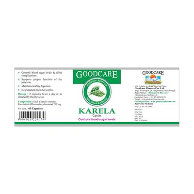 Goodcare Karela Capsule 60's - Speciality Medicines