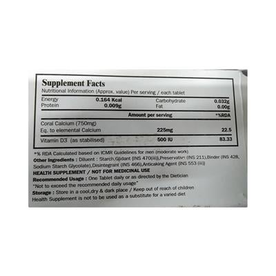 C CAL XT Tablet 10's - Supplements-Cal