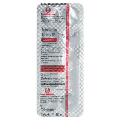Geotel 40Mg Tablet 10's - Hypertension-Ang