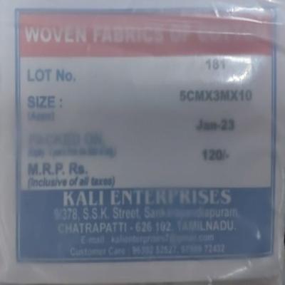 Woven Fabrics of Cotton (Kali) (5 cm x 3 m x 10) 1's - Bandages & Dressings